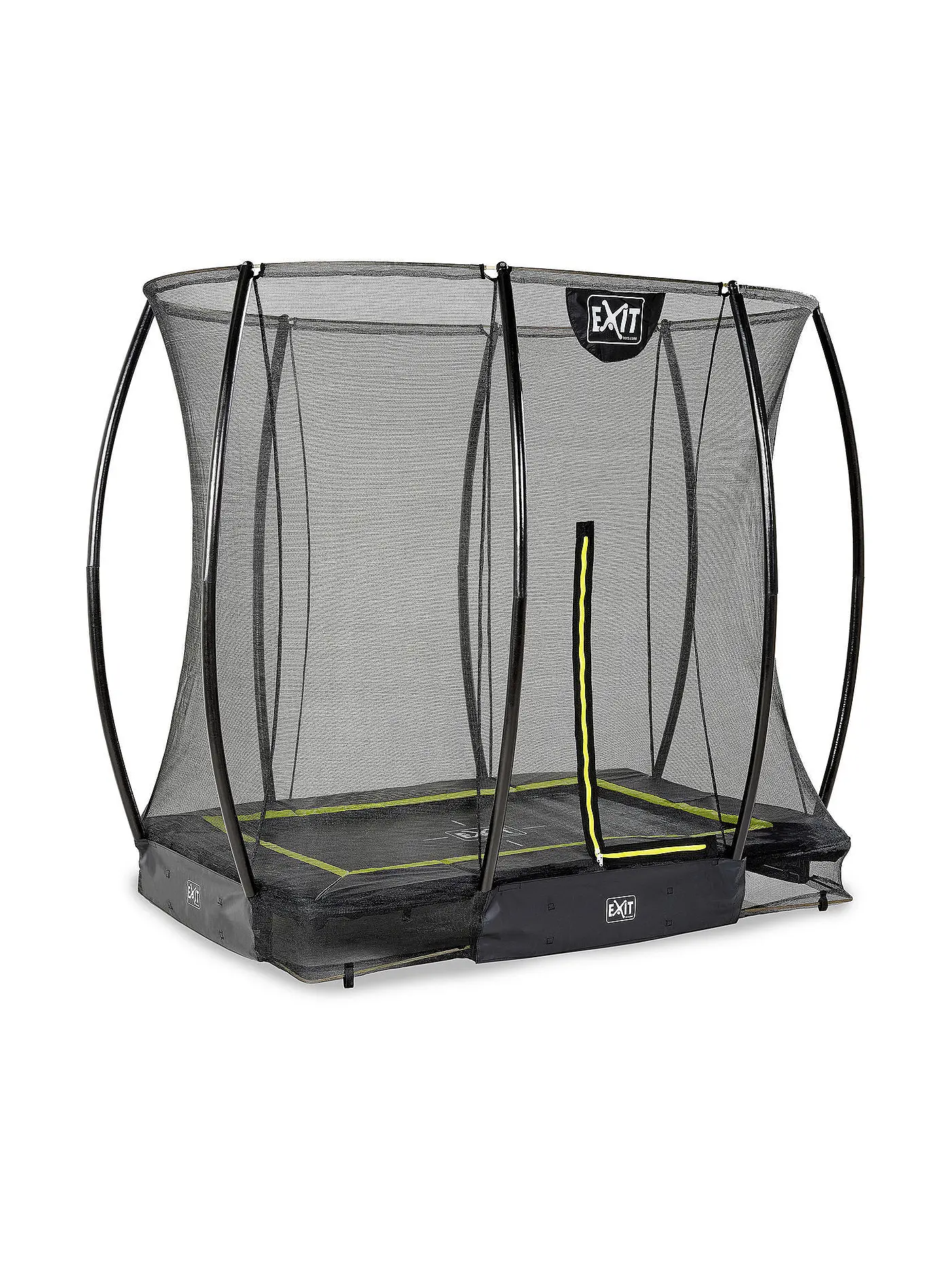 EXIT TOYS | Silhouette Bodentrampolin 153x214cm mit Sicherheitsnetz | 